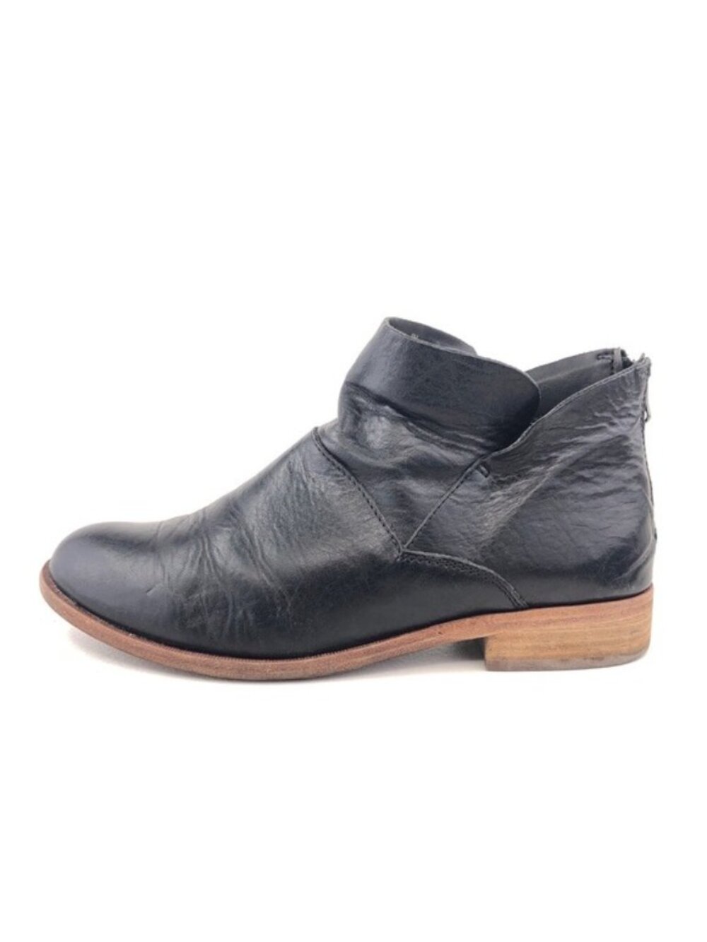 Kork-Ease Ryder Black Leather Ankle Boots 9M
